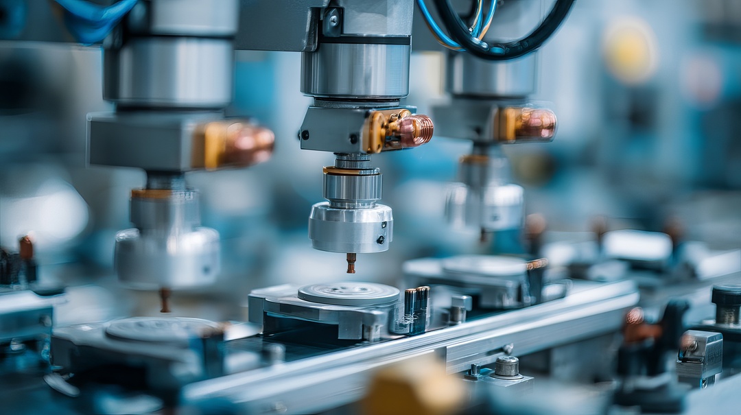 Stepper motor connected to a linear positioning stage for controlled incremental motion